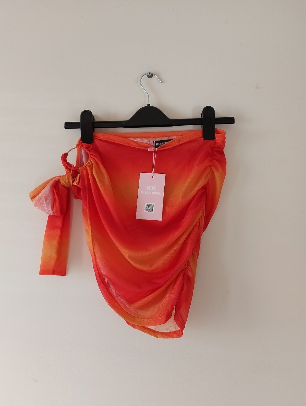 Missy Empire Ombre Ring Detail Sarong Skirt Size 4 (Cant Ship Until May 16th)